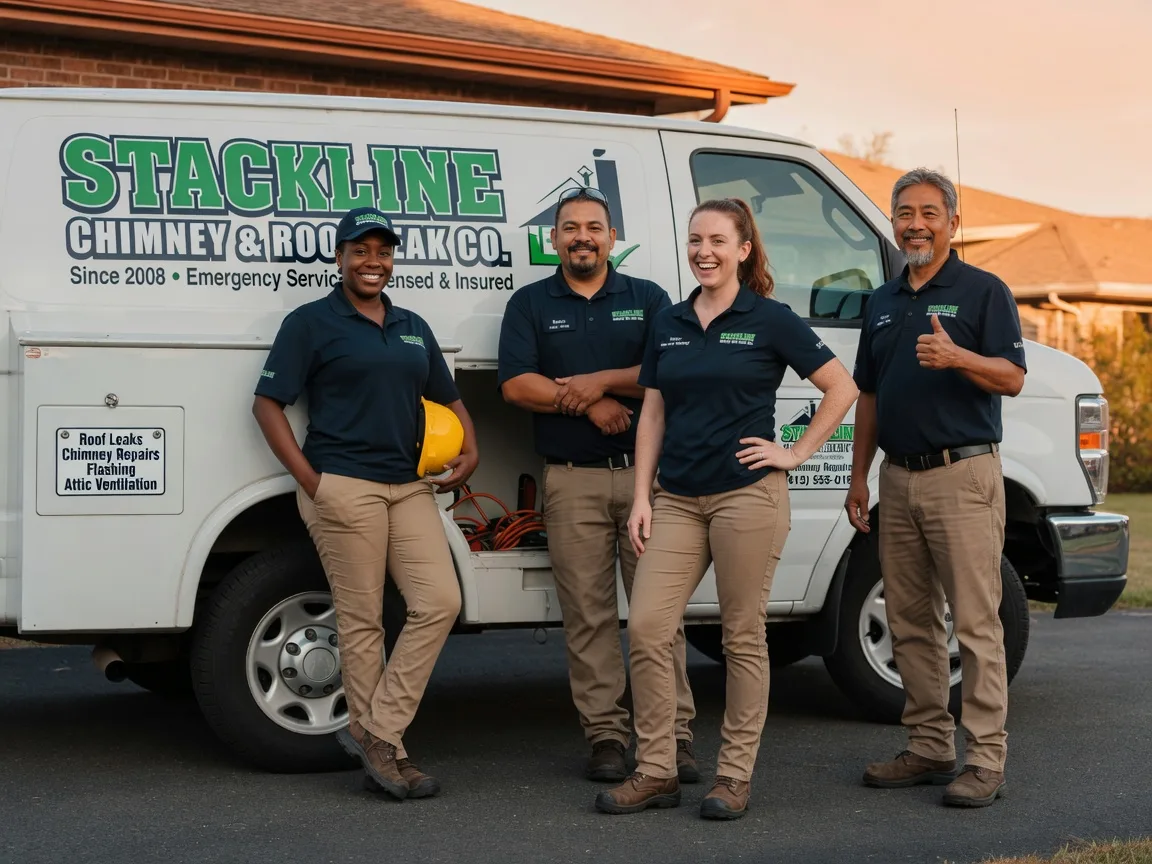 Chimney flashing repair company in Centerville, LA